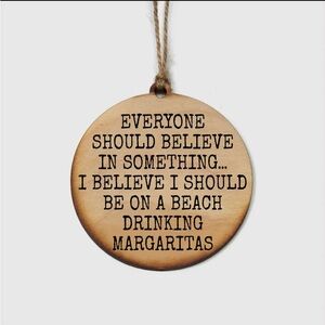 Handmade Wooden Hanging Ornament